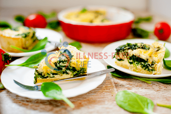 Low Carb Quiche with Spinach